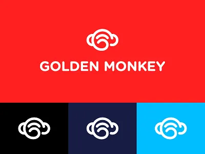 Golden Monkey brand golden intelligence it logo management monkey monkey year platform system wi fi wifi