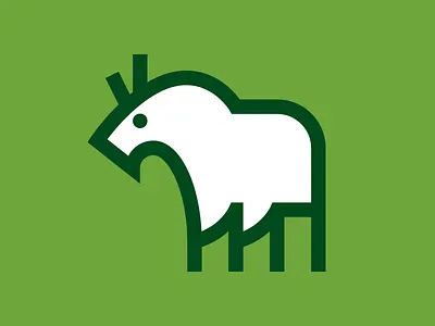 Mountain goat revisited icon illustration mountain goat