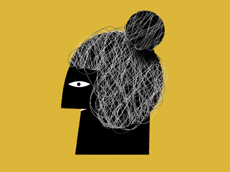 Scribble Woman after effect animation character animation character design romain loubersanes