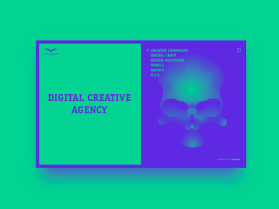 Layout 2.02 illustration interaction layout site skull ui ux web