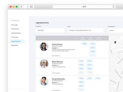 Appointments screen appointment booking healthtech heath schedule tech