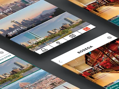 Fernweh Travel App app design experience design graphic design interaction interface off the grid strategy travel ui ux