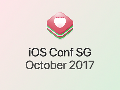 iOS Conf SG - logo proposal 3rd iteration conference ios iosconf iosconfsg logo singapore