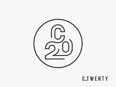 Monogram c20 stroke twenty type