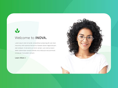 INOVA Federal Credit Union concept credit design finance gradient graphic money portrait ui ux web website