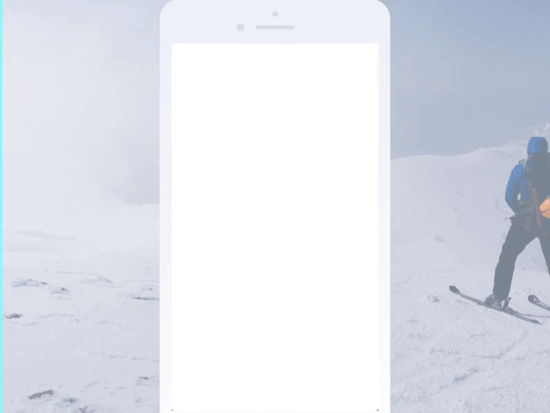 Action Camera - Onboarding UI animation app mobile onboarding principle sketch ui ux