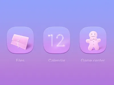 Princess style theme icon design7 icon pink princess purple sweet theme