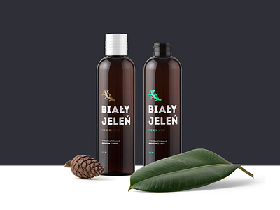 Biały Jeleń - Rebranding concept bottle branding cosmetics design packing rebranding
