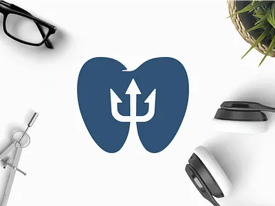 Tooth Trident buy dentisery logo luxurious luxury royal sea sell stomatologist tooth trident water