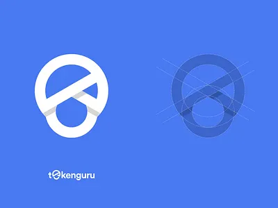 Tokenguru Logo brand grid guru logo token tokenguru