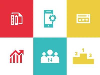 All 6 Website Icons branding corporate identity identity logo logos website