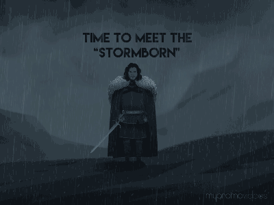 Jon Snow in Dragonstone 2d animation bastard branding character colours design dragon stone explainer video game of thrones got illustration illustrations india jon snow king in the north lighting season 7 stark vector