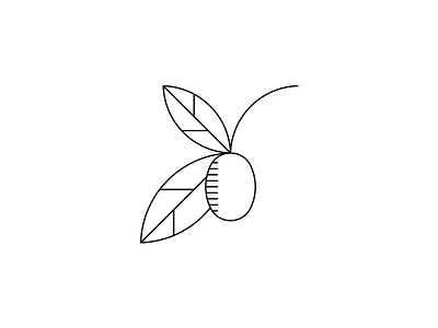 Piece of a Pantry Icon Series (Repost - sorry!) line lines oil olive pantry reduced simple