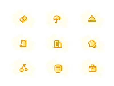 Function icon linear icon vector