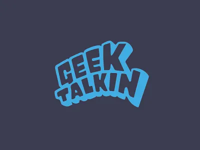 Unused logotype geek graveyard logo logotype talking type typography wordmark