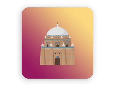 Multan dribbble iconography modern gradient multan pakistan