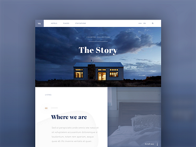 No 21 in the daily ui series daily ui home hotel interface design luxury travel ui ui design user interface ux web design