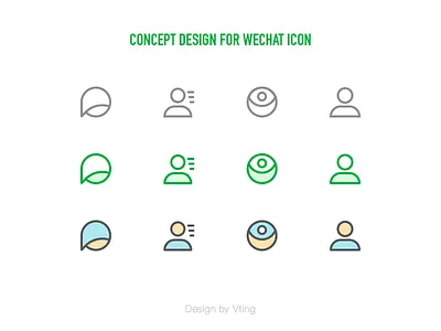 Concept Design for Wechat icon icon