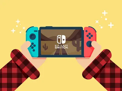 Nintendo switch boy cowboy nintendo player playing shirt switch woodcutter