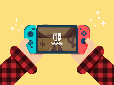 Nintendo switch boy cowboy nintendo player playing shirt switch woodcutter