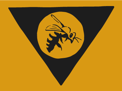 Bzzzz bee buzz gold naa team sports triangle