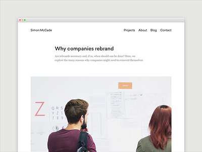 Blog - Why companies rebrand blog blogging creative design designer freelance portfolio web website