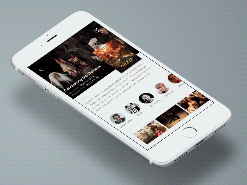 Classic Movie animation cinema film ios movie ui