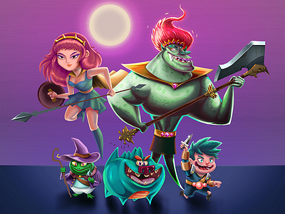 Painting Impulses character design illustration painting