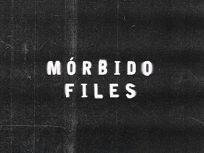 Mórbido Files aliens horror logo mystery terror type ufo unknown