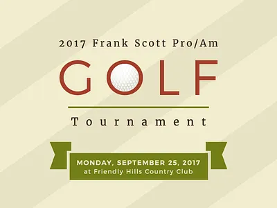 Golf Tournament brand branding fundraising golf logo non profit