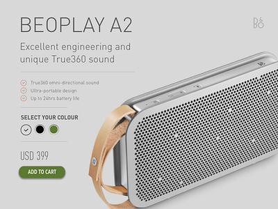 Week 02 - Product Module bing olufsen daily ui headphones rvweeklyuichallenge weeklyuichallenge