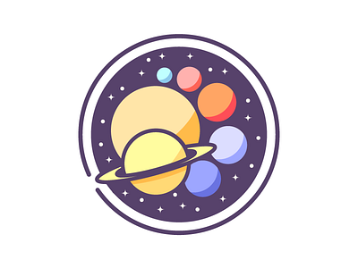 Planets (173/365) illustration jupiter mars mercury neptune planet planets saturn space stars universe uranus