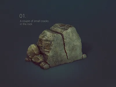 Weathering icons isometric kadasarva stone teasers weathering