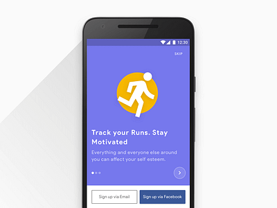 DailyUI 023 Onboarding android app daily design material minimal mobile onboarding search ui ux