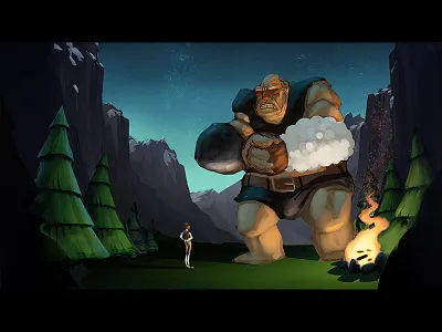 WIP: The brave little taylor and the giant fairy tale illustration sketchbook wip