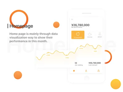 Homepage app interface ios sketch ui