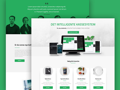 POS system design clean ui ux webdesign website