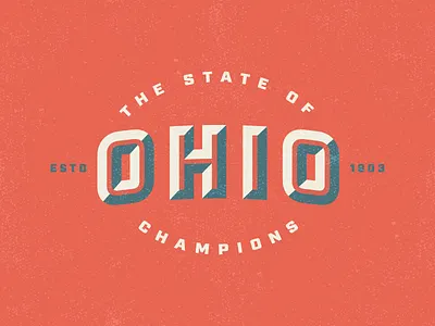 Ohio champions custom oh ohio type