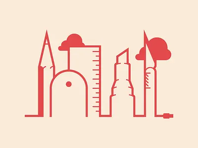 Graphic Tools | Skyline design graphic illustration skyline tools