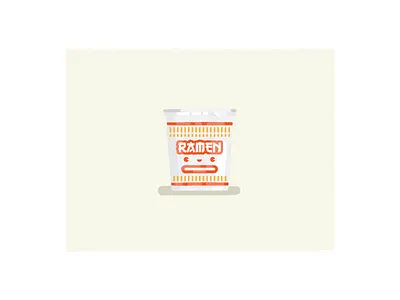 Ramen Love with You! college cute food illustration ramen school texture vector