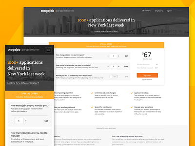 Volume Pricing Dribbble design desktop mobile pricing redesign responsive ui ux web