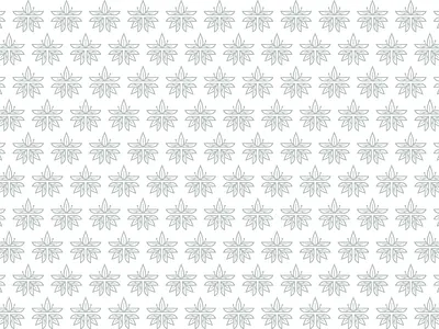 Trillium Pattern branding pattern restaurant branding