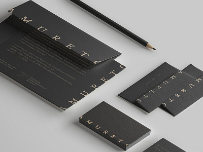 Amureto WIP branding business card identity monterrey rebrand