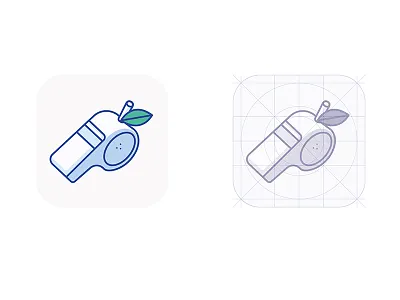 Food Coach App Icon app food icon illustration ios logo nutrition screens ui
