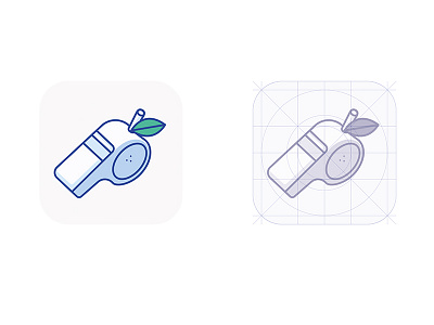 Food Coach App Icon app food icon illustration ios logo nutrition screens ui