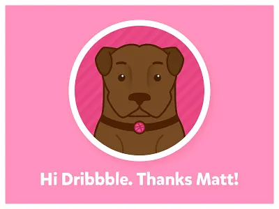 CW's Debut Shot! debut dog dribbble hello icon illustration logo shot vector