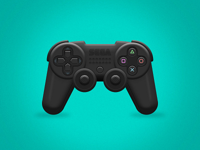 Gamepad console control game gamepad gamer gaming gray illustration mario sega