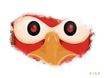 Triple Threat - Bird adobe cc bird design illustration illustrator photoshop texture