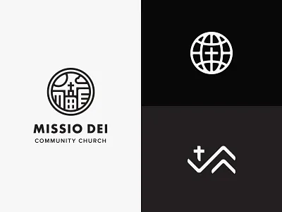 Missio Dei Logo branding church community global logo mission