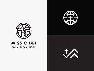 Missio Dei Logo branding church community global logo mission